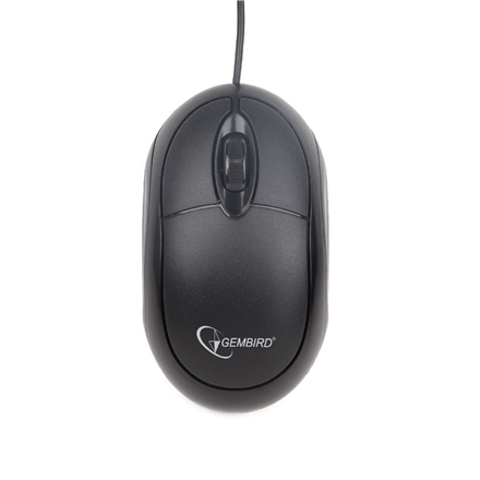 Gembird | MUS-U-01 | Optiskā USB pele | Vada | Melna