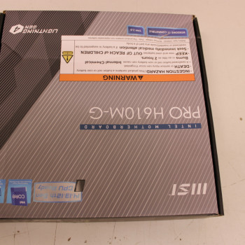 SALE OUT. MSI PRO H610M-G | Procesoru saime Intel | Procesora ligzda LGA1700 | DDR5 | Atbalstītie cietā diska interfeisi SATA, M.2 | SATA savienotāju skaits 4 | IEPAKOJUMS BOJĀTS