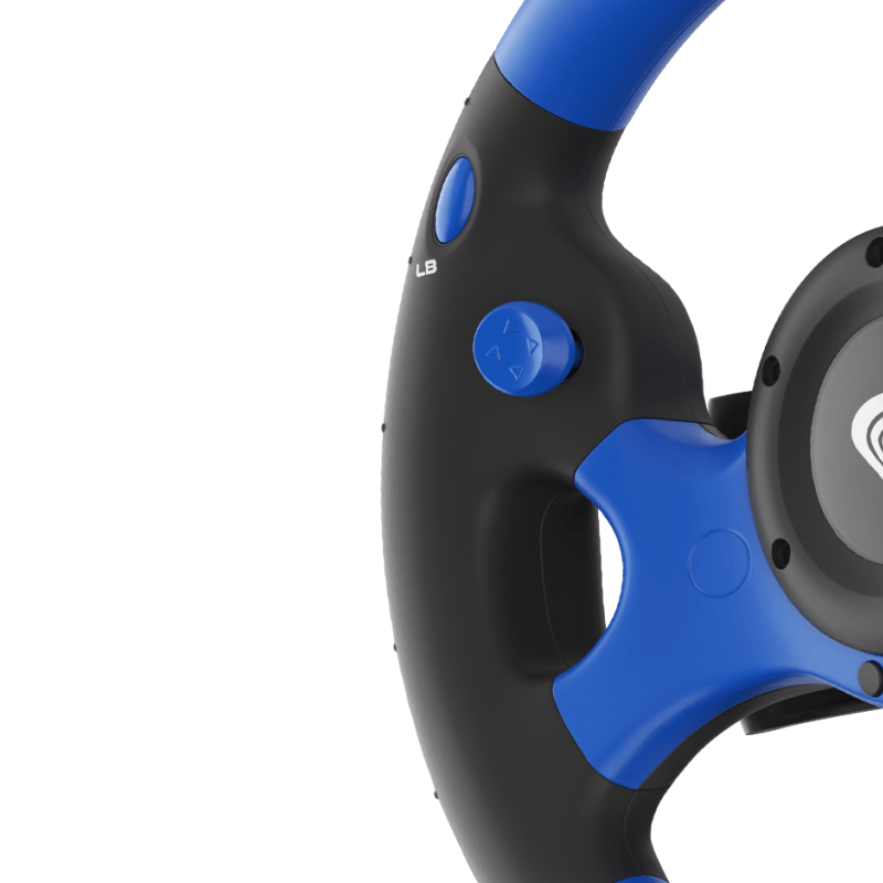Genesis | Stūre | Seaborg 350 | Zils/Melns | Sacīkšu spēļu stūre