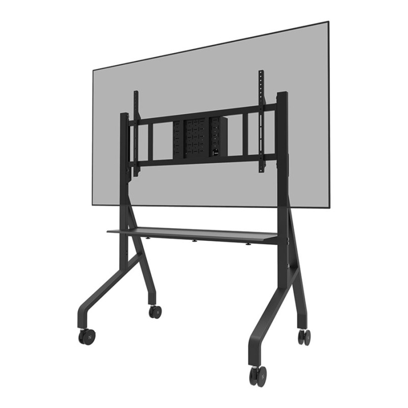 Neomounts Floor stand | FL50-575BL1 TV ratiņi | Regulējams augstums | 65-110