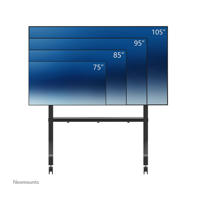 Neomounts Floor stand | FL50-575BL1 TV ratiņi | Regulējams augstums | 65-110