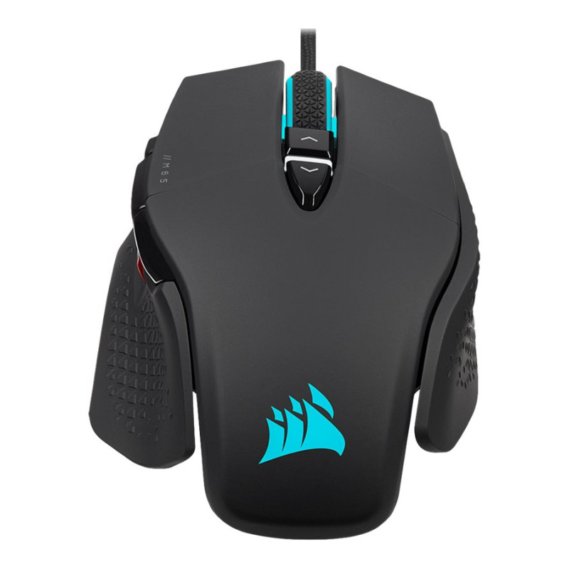 Corsair | Regulējama FPS spēļu pele | M65 RGB ULTRA | Spēļu pele | Optiska | Ar vadu | Melna | Jā