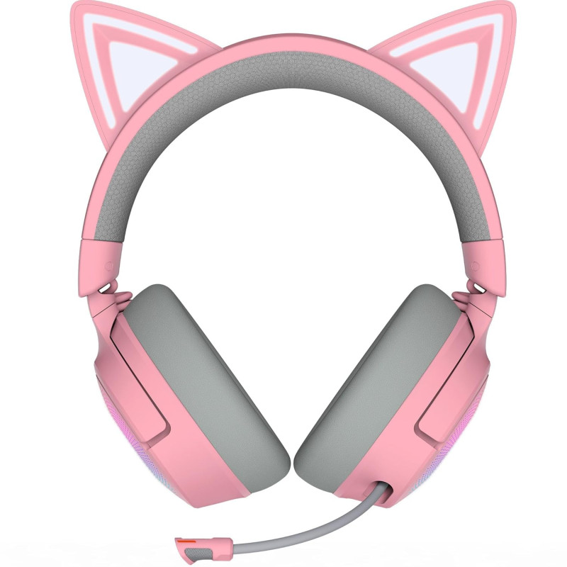 Razer | Austiņas | Kraken Kitty V3 Pro | Bluetooth | Pār ausīm | Quartz