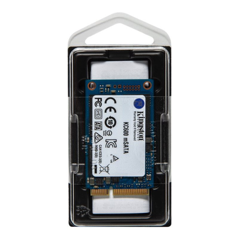 Kingston | KC600 | 256 GB | SSD interfeiss mSATA | Lasīšana 550 MB/s | Rakstīšana 500 MB/s