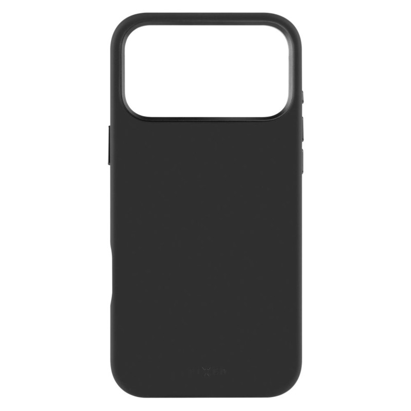 Fixed Aizmugures vāks | Apple | iPhone 17 Pro Max | Šķidrās silikona | Melns | MagFlow