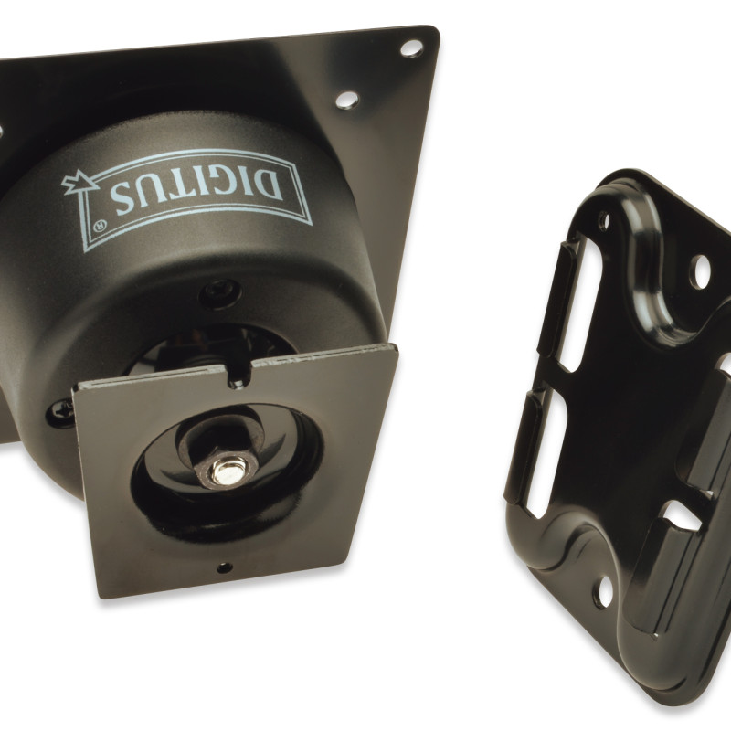 Digitus sienas stiprinājums | DA-90307 | Rotējošs, pagriežams | Maksimālā slodze 15 kg | Melns