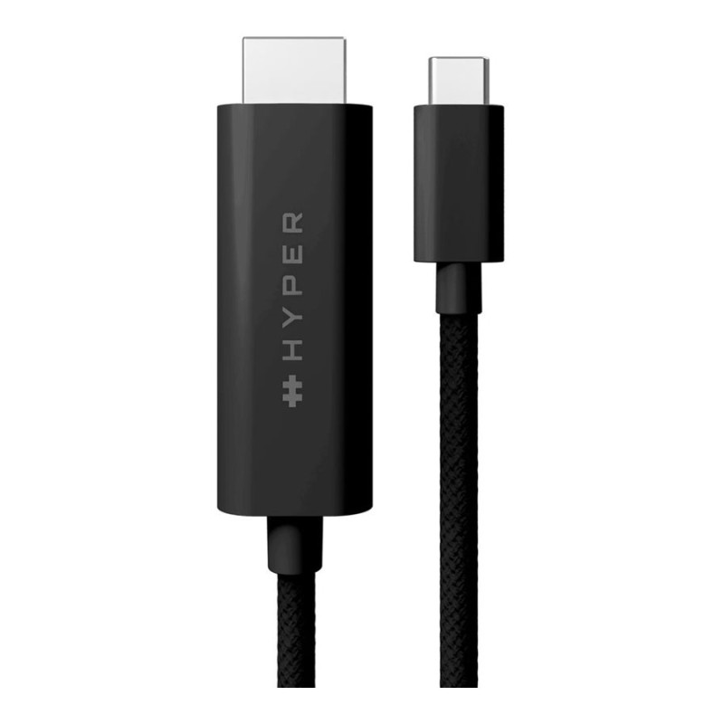 Hyper® 4K USB-C uz HDMI kabelis - melns | Hyper