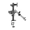 Digitus | Galda stiprinājums | DA-90436 | Slīpums, pagrieziens, augstuma regulēšana, rotēšana | Maksimālā slodze 9 kg | Melns