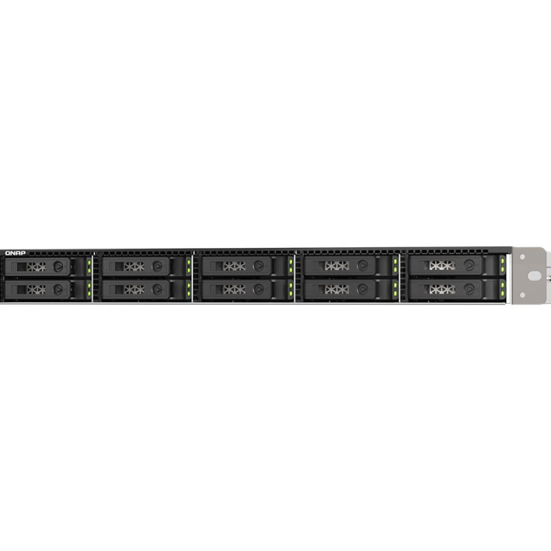QNAP High-density NVMe all-flash storage | TS-h1090FU-7232P-64G | AMD EPYC | 7232P/7252 | 64 GB | RDIMM DDR4