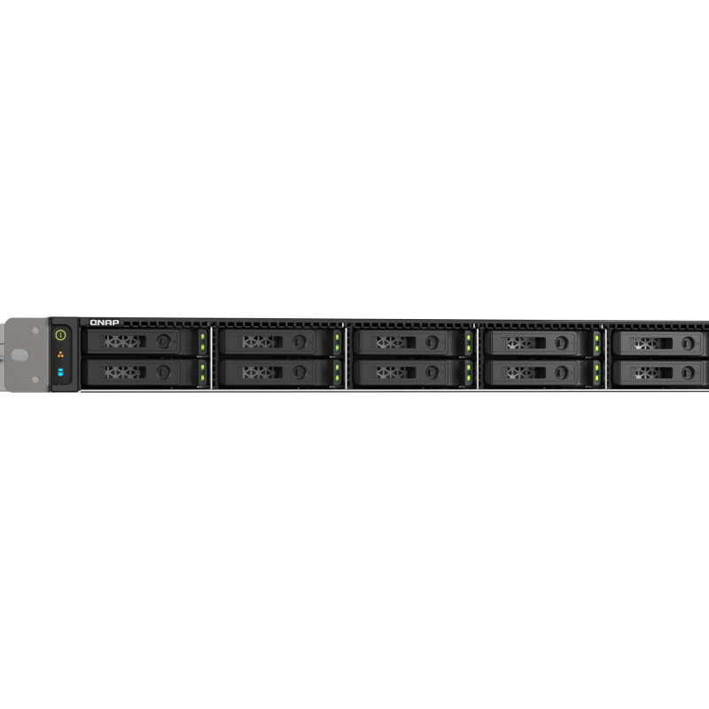 QNAP High-density NVMe all-flash storage | TS-h1090FU-7232P-64G | AMD EPYC | 7232P/7252 | 64 GB | RDIMM DDR4