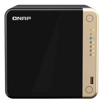 QNAP | 4-bay galddatora NAS | TS-464-8G | Intel Celeron | N5095 4‑kodolu | Procesora frekvence 2.9 GHz | 8 GB