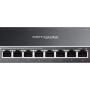 TP-Link ES208GP Omada 8-portu Gigabit viegli pārvaldāms komutators ar 8-portu PoE+ | TP-LINK