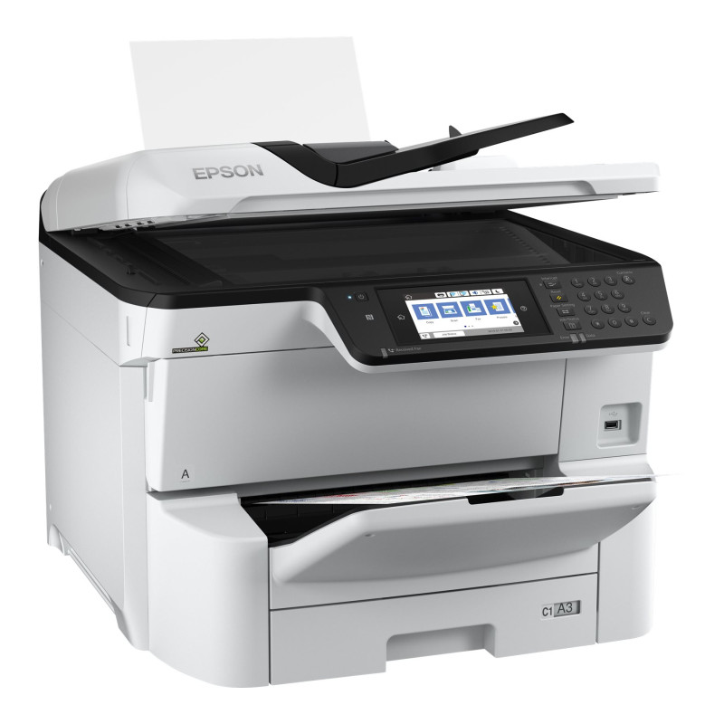 Epson | Daudzfunkciju printeris | WF-C8690DWF | Tintes printeris | Krāsu | All-in-One | A4 | Wi-Fi | Pelēks/Melns