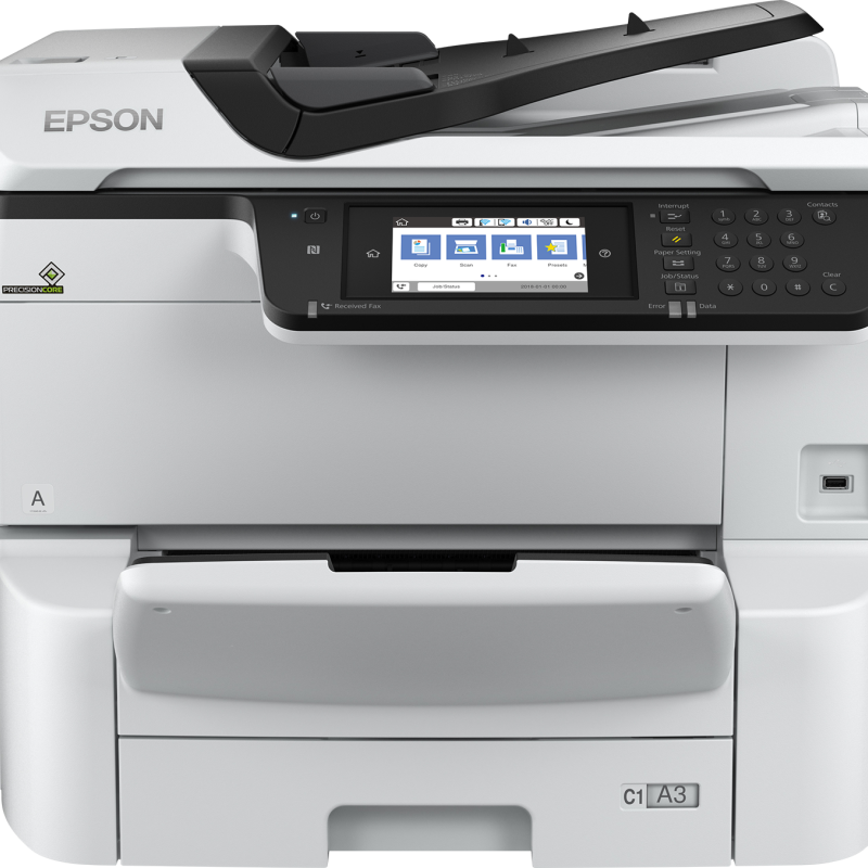 Epson | Daudzfunkciju printeris | WF-C8690DWF | Tintes printeris | Krāsu | All-in-One | A4 | Wi-Fi | Pelēks/Melns