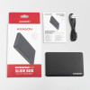 AXAGON Screwless USB 3.2 Gen 1 - SATA 6G external box for 2.5" SSD/HDD | EE25-SL