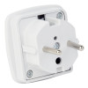 Gembird | AC power adapter, UK socket to EU Schuko plug, 7.5 A | Travel adapter