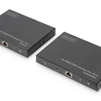 Digitus | 4K HDMI KVM pagarinātāja komplekts, 70 m | DS-55513