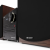 Sharp XL-B512(BR) Hi-Fi mikro sistēma, CD/FM/USB/Bluetooth v5.0, 45W, brūna | Sharp | Hi-Fi Micro System | XL-B512(BR) | Brown | USB port | AUX in | Bluetooth | CD player | FM radio | Wireless connection