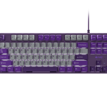 Fury | Kanabo K2 | Gaming tastatūra | Ar vadu | US | Lineārais | Pelēka/Violeta