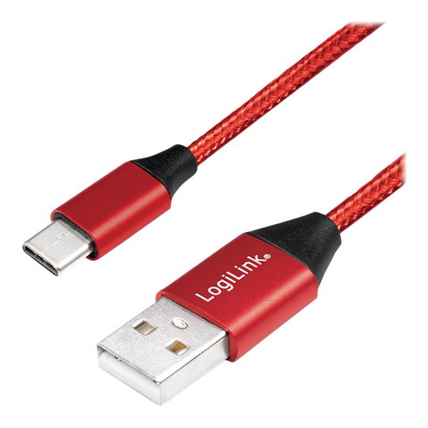Logilink | USB 2.0 kabelis | CU0148 | USB-C uz USB-A USB-C spraudnis | USB-A spraudnis
