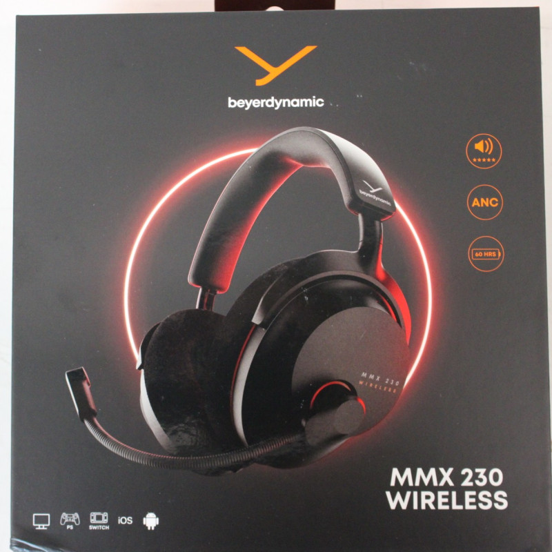 SALE OUT. Beyerdynamic MMX 230 Black Bluetooth ANC Headphones, Wireless | SALE OUT. Headphones | MMX 230 | Bluetooth | Over-Ear | Microphone | Black | Noise canceling | DEMO, MISSING USB ADAPTER | Wireless