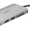 D-Link | 8-in-1 USB-C centrmezgls ar HDMI/Ethernet/karšu lasītāju/Power Delivery | DUB-M810 | USB koncentrators | USB Type-C