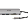 D-Link | 8-in-1 USB-C centrmezgls ar HDMI/Ethernet/karšu lasītāju/Power Delivery | DUB-M810 | USB koncentrators | USB Type-C