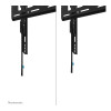 Neomounts Wall mount | WL30-750BL14 Heavy duty wall mount | Adjustable Height | 32-75 " | Maximum weight (capacity) 100 kg | Black