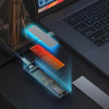 Raidsonic Icy Box M.2 SATA/NVMe SSD Enclosure with USB 3.2 Gen 2 Type-C and RGB light | IB-1826MCL-CU31