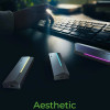 Raidsonic Icy Box M.2 SATA/NVMe SSD Enclosure with USB 3.2 Gen 2 Type-C and RGB light | IB-1826MCL-CU31