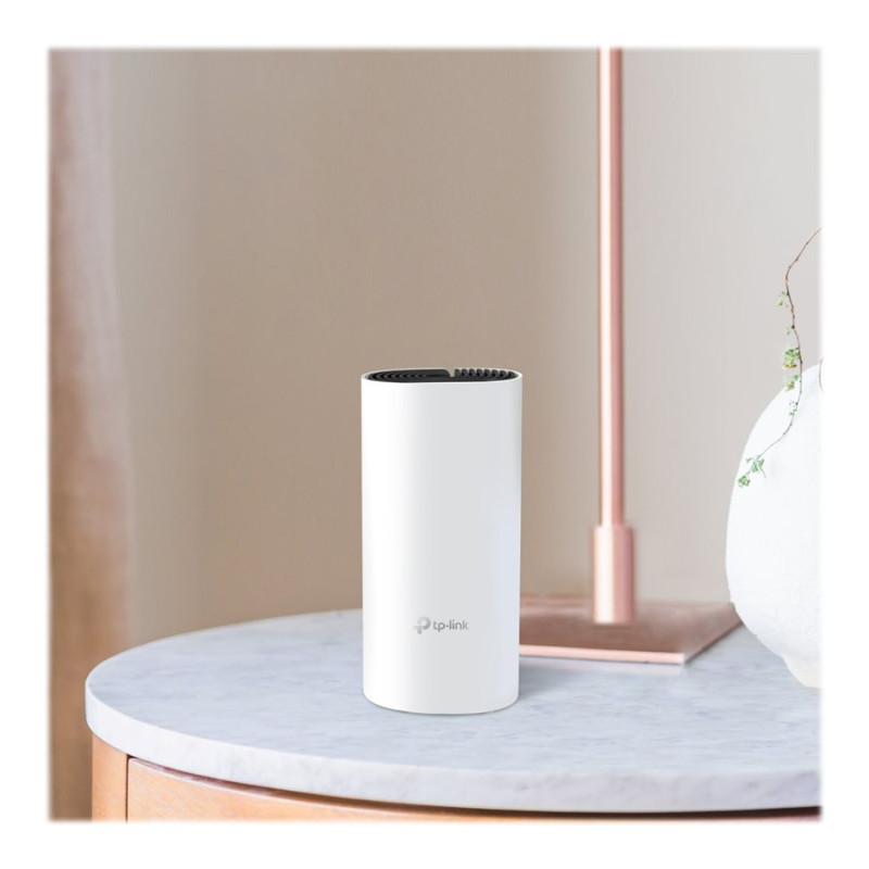 TP-LINK | Whole Home Mesh WiFi System | Deco M4 (3-Pack) | 802.11ac | 300+867 Mbit/s | 10/100/1000 Mbit/s | Ethernet LAN (RJ-45) pieslēgvietas 2 | Mesh atbalsts Jā | MU-MIMO Jā | Bez mobila platjosla | Antenas tips 2xIekšējā | Nav