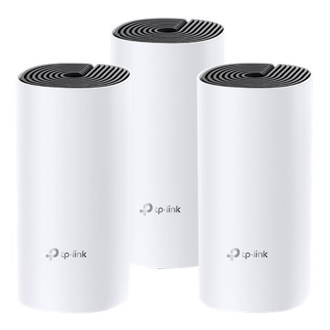 TP-LINK | Whole Home Mesh WiFi System | Deco M4 (3-Pack) | 802.11ac | 300+867 Mbit/s | 10/100/1000 Mbit/s | Ethernet LAN (RJ-45) pieslēgvietas 2 | Mesh atbalsts Jā | MU-MIMO Jā | Bez mobila platjosla | Antenas tips 2xIekšējā | Nav