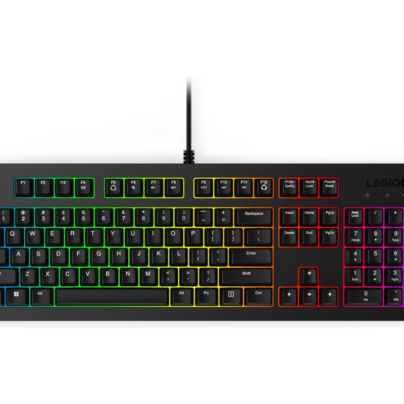 Lenovo Legion K310 RGB | Spēļu tastatūra | Ar vadu | Ziemeļu | Membrāna