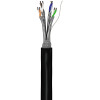 Goobay | CAT 6 āra tīkla kabelis, S/FTP (PiMF), 100 m | 57195 | U/UTP | Melns