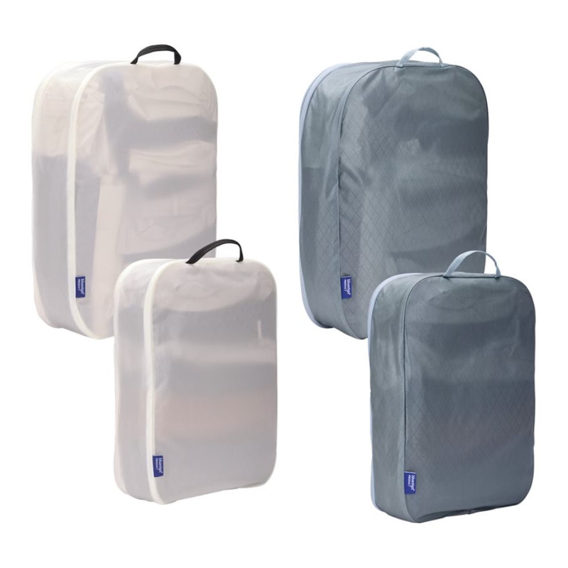 Thule | Iepakojuma kubs, 2x Liels, 2x Vidējs | Iepakojuma kubs | Pond Gray/White