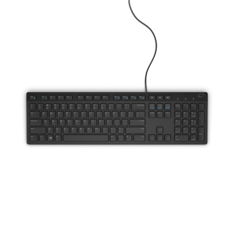 Dell | KB216 | Klaviatūra | Vadu | Lietuviešu | Melna