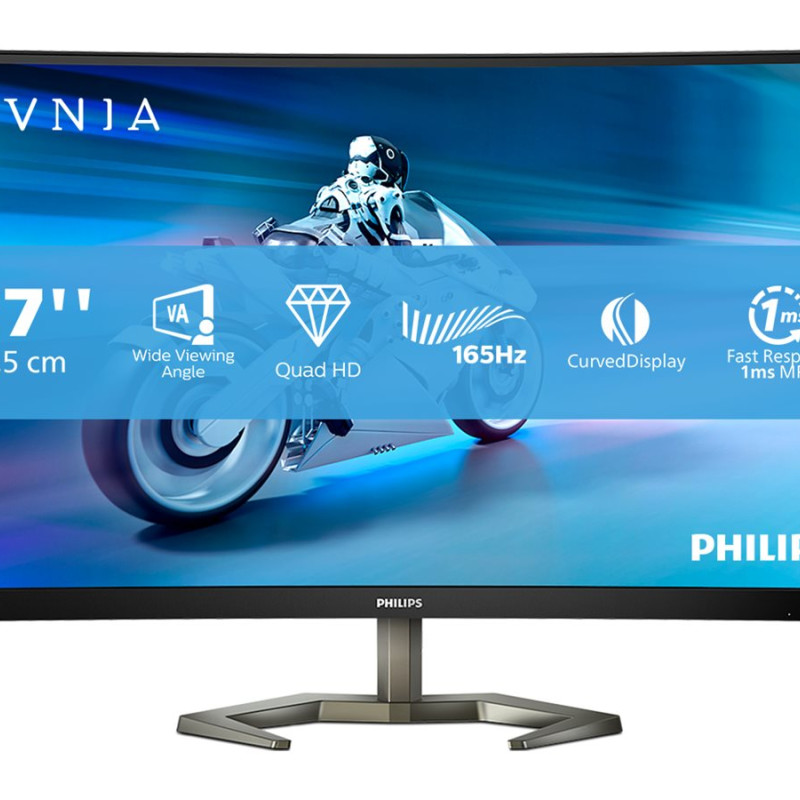 Philips | Monitor | 27M1C5500VL/00 | 27 " | LCD | QHD | 16:9 | 165 Hz | 4 ms | 2560 x 1440 | 250 cd/m² | HDMI ports quantity 2 | Black