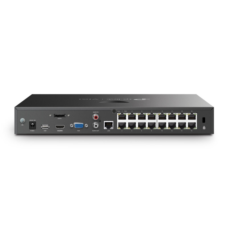 TP-LINK | PoE+ Network Video Recorder | VIGI NVR2016H-16P | 2 | 16-Channel