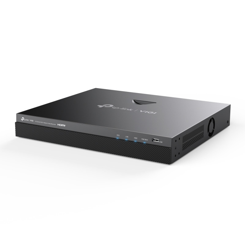 TP-LINK | PoE+ Network Video Recorder | VIGI NVR2016H-16P | 2 | 16-Channel