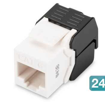 Digitus CAT 6 Keystone ligzda, neekranēta, 24 gab. | DN-93603-24