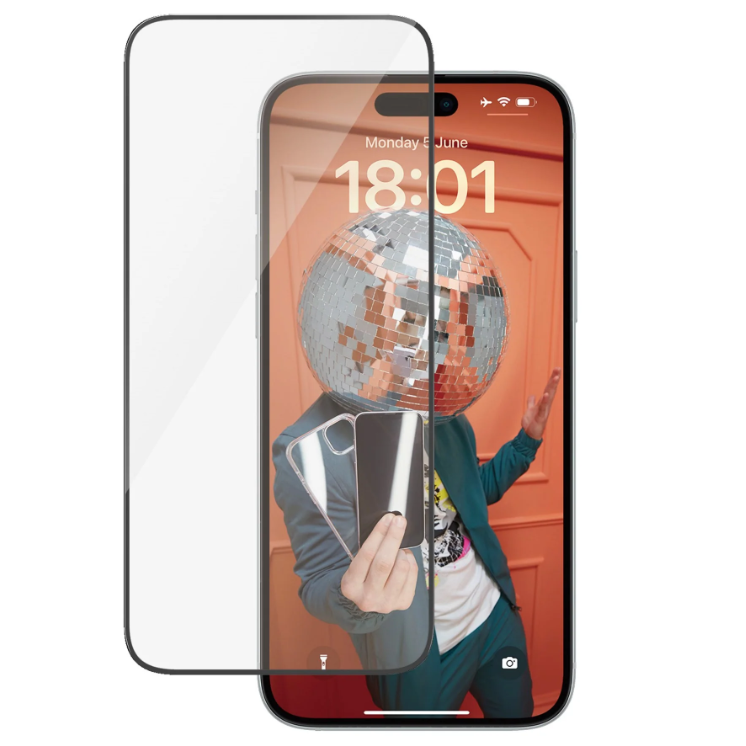 PanzerGlass | Screen protector | Apple | IPhone 15 Plus | Glass | Transparent | Ultra-wide fit, Scratch resistant, Drop protection, EasyAligner included
