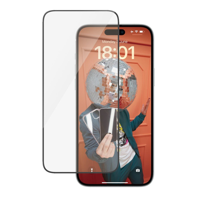 PanzerGlass | Screen protector | Apple | IPhone 15 Plus | Glass | Transparent | Ultra-wide fit, Scratch resistant, Drop protection, EasyAligner included