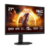 AOC | Q27G4XF | 27 " | IPS | 16:9 | 180 Hz | 1 ms | 2560 x 1440 pixels | 300 cd/m² | HDMI ports quantity 1 | Black