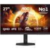 AOC | Q27G4XF | 27 " | IPS | 16:9 | 180 Hz | 1 ms | 2560 x 1440 pixels | 300 cd/m² | HDMI ports quantity 1 | Black