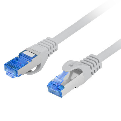 Lanberg | Patchcord Cat.6A S/FTP LSZH CCA | PCF6A-10CC-1000-S | 10 m | Grey