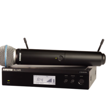 Shure | Jā | Bezvadu vokālais iebūvējamais rindu sistēma ar Beta 58A | BLX24RE/B58 | Melna | Jā | Bezvadu savienojums