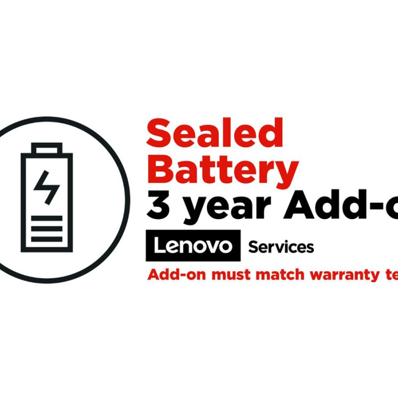 Lenovo | Warranty | 3Y Sealed Battery Add On Replacement