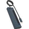 Raidsonic Icy Box 10 portu USB Type-C Gen 2 centrmezgls | IB-HUB1450-C31