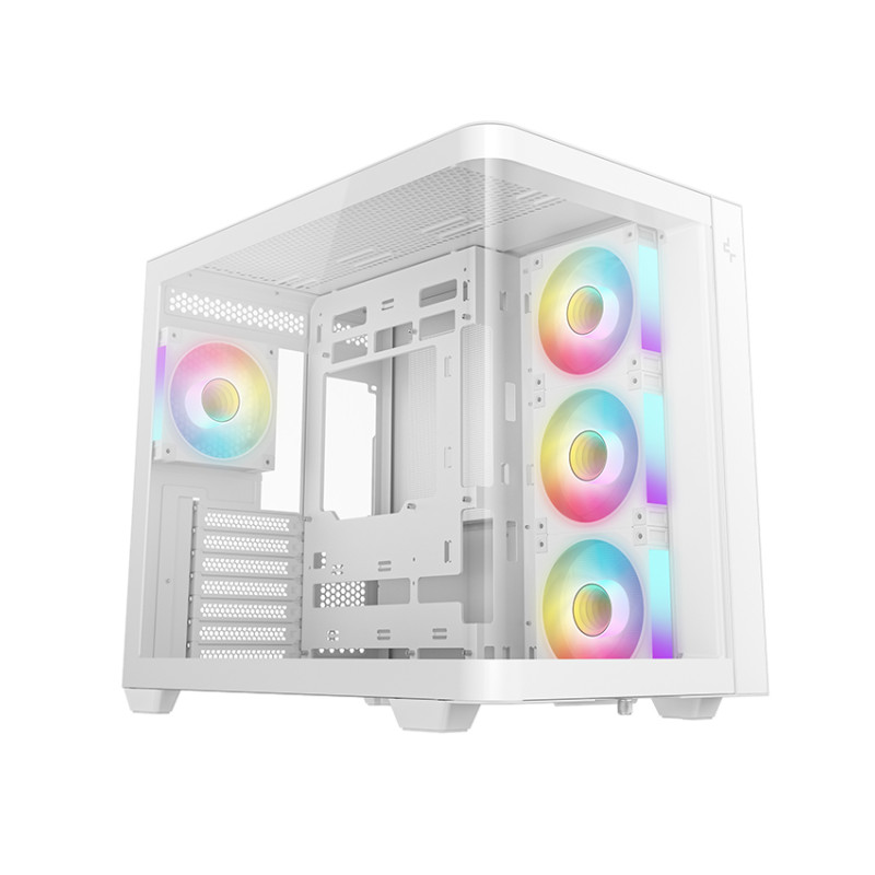 Deepcool Case | CG530U 4F WH | Balts | Midi tornis
