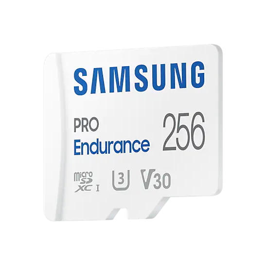 Samsung | PRO Endurance | MB-MJ256KA/EU | 256 GB | MicroSD atmiņas karte | Flash atmiņas klase U3, V30, Class 10 | SD adapters